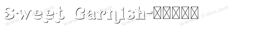 Sweet Garnish字体转换